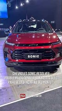 NEW #chevrolet #sonic SOLVED THE OIL-BATHED BELT PROBLEM? #autoesporte #shorts #suv