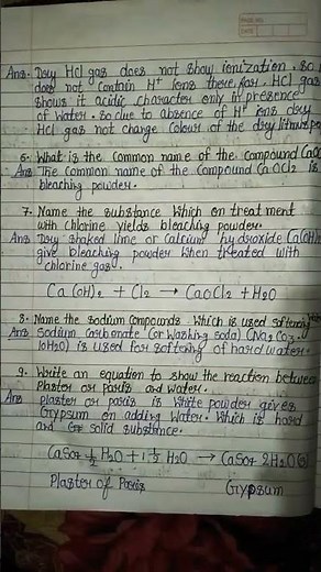 😇NCERT Class 10 Science Chapter 2 Intext question answer very short😇