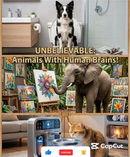 UNBELIEVABLE: Animals With Human Brains! 🤯 (Smartest Animals Ever)