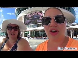 Day 1 fun on the Navigator of the Seas CRUISE Ship VLOG | Pools, hot tub, kids area [ep4]