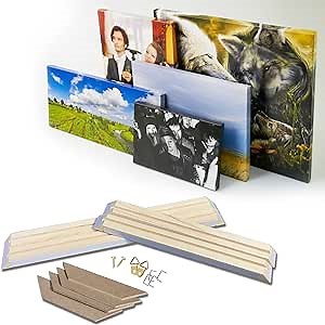DIY Wood Canvas Stretcher Bars 24X28 Inches Canvas Frames - Gallery Wrap Poster Frame for Canvas Paintings, Canvas Frame kit - Easy to Assemble