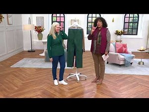 Coldwater Creek Knit Denim Mid Rise Pull-on Slim Leg Jeans on QVC