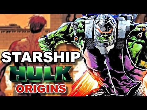 Starship Hulk Origins - The Absurb But Insanely Powerful Cybernetically Charged Hulk Form.