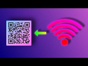 How to make and scan Wi-Fi QR code for easy connection (Arabic)