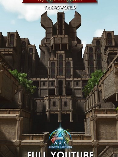 Exploring the Ascended Stone Castle in ARK Survival