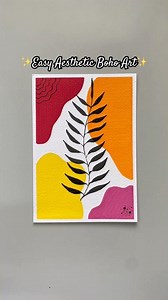 ✨Easy Aesthetic Boho Art✨#shorts