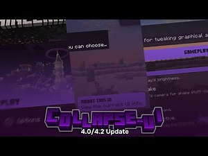 Collapse-UI v4.0+ | Update Overview [ Bedrock Edition ]