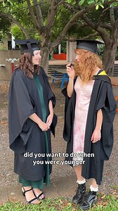 We asked a number of our graduating students about what they wanted to be vs what they've become - Check it out! ✨ It's all about the journey 🎓💙