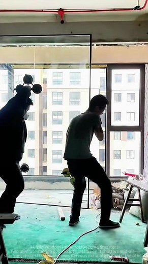Glass Suction Cup Lifts—Instant Explosion! 2 People vs. Tools: Who Stays Calm?