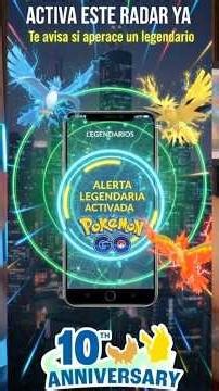 How to ACTIVATE the RADAR so Pokémon GO notifies you if a wild LEGENDARY appears #pokemongo