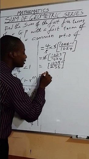Live highlight/ SUM OF G.P simplified/ #maths #mathematics