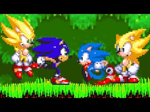 Classic Modgen Sonic Vs Modern Modgen Sonic