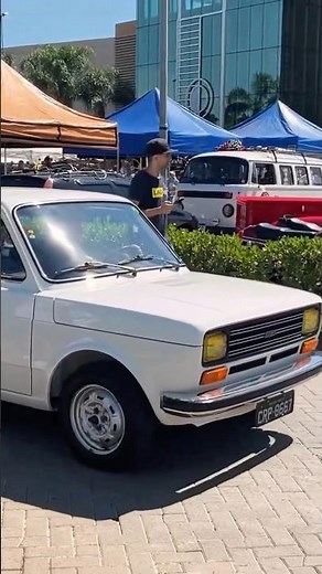 The charm of the classic Fiat 147 in action! 🚗✨