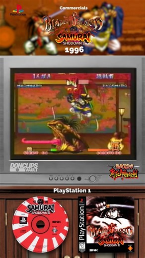 Embrace the Demon! 🗡️ Samurai Shodown III PS1 Ad 🇯🇵 (1996)