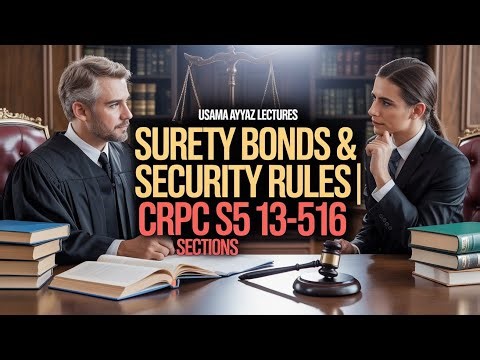 CrPC Sections 513–516 Bond Forfeiture, Surety Rules & Minor’s Bail