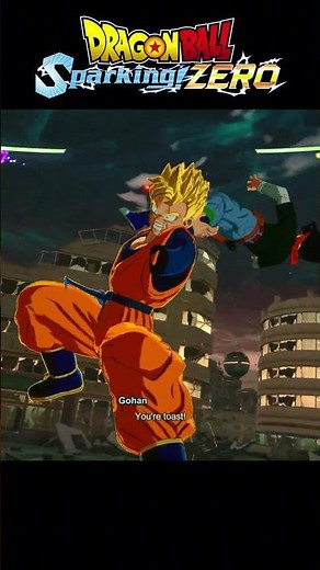 SSJ Future Gohan Ultimate Attack In Sparking Zero #dragonballz #dbz #sparkingzero #shorts #dbs