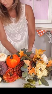 7.3K views · 141 reactions | Made this cozy DIY fall garland using a pool noodle and fall florals — super easy, budget-friendly, and perfect for autumn vibes!  | Olivia's Romantic Home DIY | Facebook