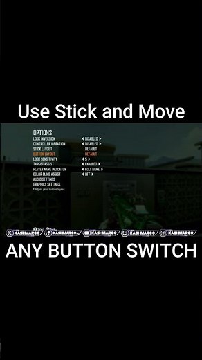 How to use Stick and Move/Any controller settings in Black ops 2 and 1