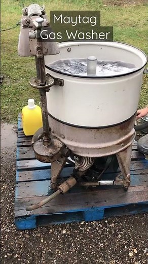 Maytag Gas Powered Washing Machine Startup