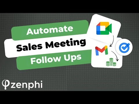Automate Follow up Actions After Meetings | Sales Enablement Automation