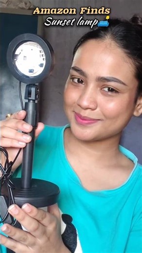 Sunset lamp from Amazon #shorts #ytshorts #amazonfinds #sunsetlamp