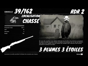 Tout Les Animaux: 39/162 La Corneille (Localisation) Red Dead Redemption 2