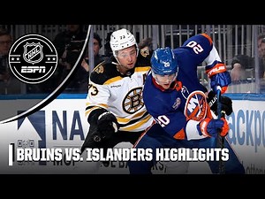 Boston Bruins vs. New York Islanders | Full Game Highlights
