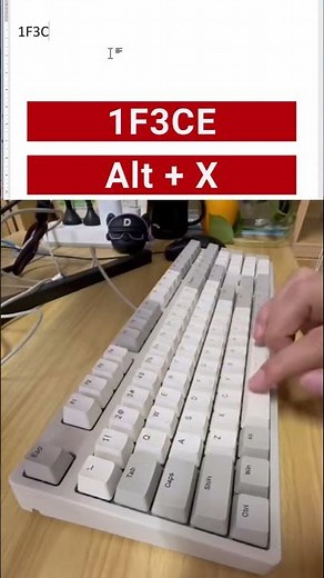 Typing Trick (code IF3CE) | #keyboard #asmr #typing #pc#computerkeyboardshortcut