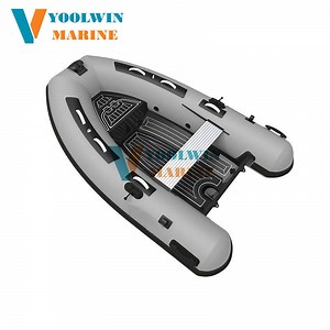 [Hot Item] Ultralight Weigh 10FT Aluminum Semi Rigid Inflatable Rib Boat Small Size Tender Dinghy Rib Boat