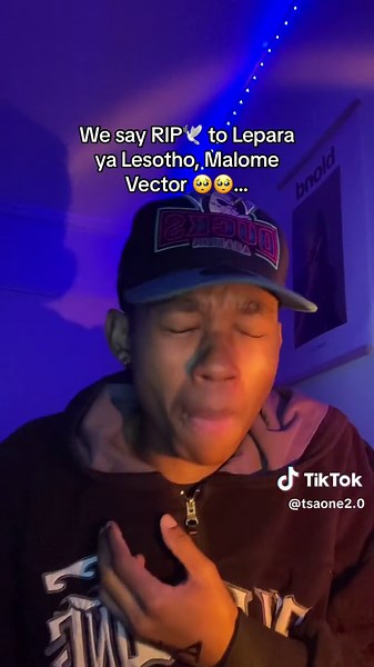 We say rest in peace to lesothos finest malome vector may his family find peace and healing in his pacing my heart goes to them!! #tsaonemamogale #viral