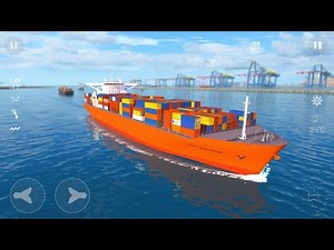 Real Cargo Ship Simulator 🚢 | Cargo Ship Game Gameplay | Ship Transport Simulator