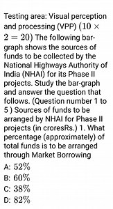 Testing area: Visual perception and processing (VPP) (10 \times... | Filo