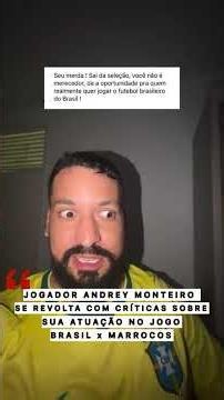 Andrey Monteiro - I am outraged.