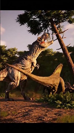 Indominus Rex vs Spinosaurus – The Ultimate Jungle Showdown! | #shorts