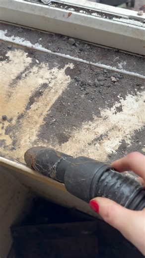 Polly | House Renovation👷🏼‍♀️ on Instagram: "ad These windows may well be the only thing in this house that I can keep! So thank god for @astonishcleaners helping me protect them at all costs!! 🧼 • • • #houserenovations #girlpower #cleaning #motivation #glowup"