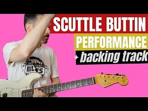 SCUTTLE BUTTIN // guitar cover + backing track - Stevie Ray Vaughan