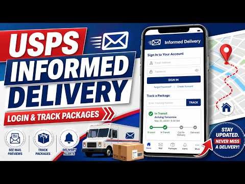 How to Login to USPS Informed Delivery - Track Packages Online