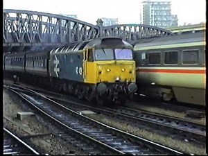 British Rail Network SouthEast-Waterloo, Vauxhall & Paddington with classes 47, 59, 73+InterCity 125