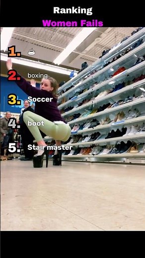 Ranking best womens fails #comedy #fail