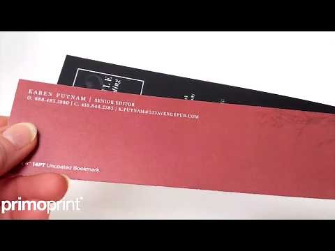 Uncoated Card Stock vs. Matte Card Stock | Primoprint
