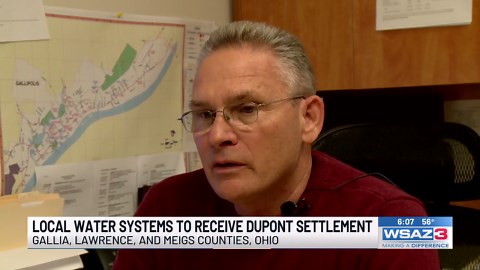 Local water systems to receive Dupont settlement