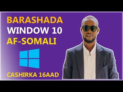 Sida computer account loogu sameeyo. window 10.