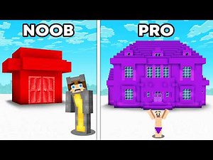 ONE COLOR Build Challenge vs My Friends in Minecraft!