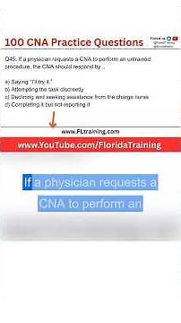 🩺 CNA Practice Test: Scope of Practice