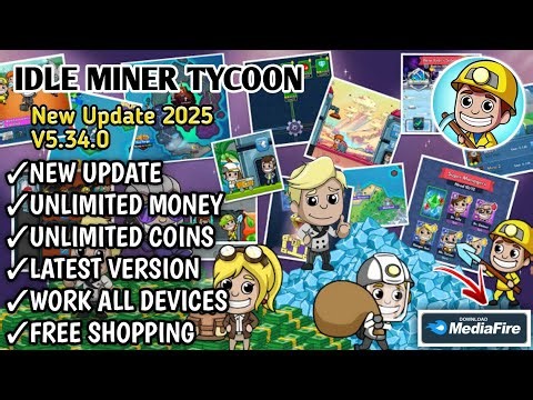 Idle Miner Tycoon Mod APK 2025 | Hack for Unlimited Super Cash & Coins!