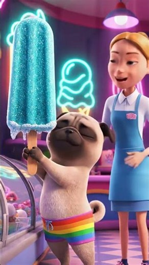 This Pug Turned a Melting Popsicle Into Happiness