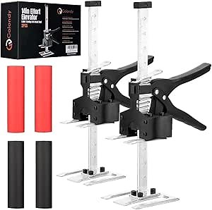 Golondy-14 Inch Labor Saving Arm - Labor Saving Arm Jack -Hand Jack Lift Tool for Wall- Cabinet Jack and Board Lift -Man's Hand Tools Gift (2PCS)-Lift Jack- Drywall Tools - Furniture Lift