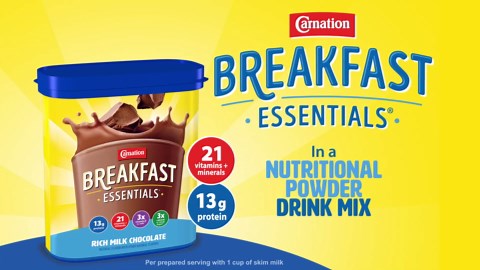 Carnation Breakfast Essentials Powder Drink Mix Rich Milk Chocolate, 17.7 Ounce (Pack of 6)