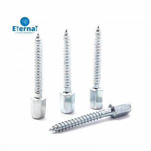 [Hot Item] White Zinc Concrete Wood Anchor Vertical Concrete Threaded Rod Hanger Screw Concrete Anchor