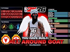 *NEW* BEST 2-WAY POINT GUARD BUILD in NBA 2K26! ALL AROUND BUILD! 15 LEGEND BADGES! best build 2k26